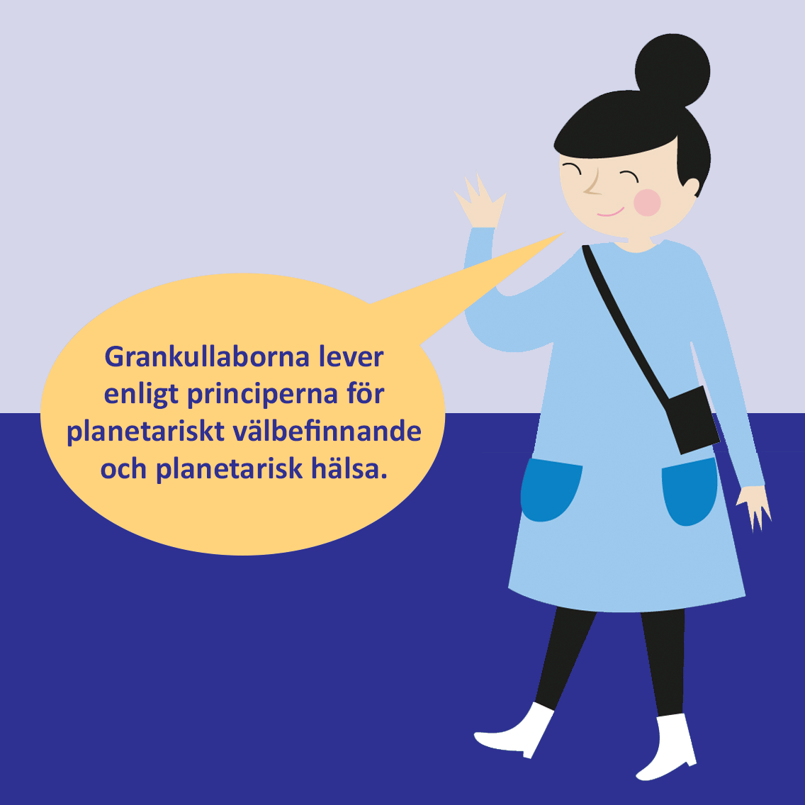 Grankullaborna lever enligt principerna för planetariskt välbefinnande och planetarisk hälsa.